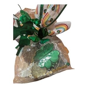 Green Clover Hair Clip